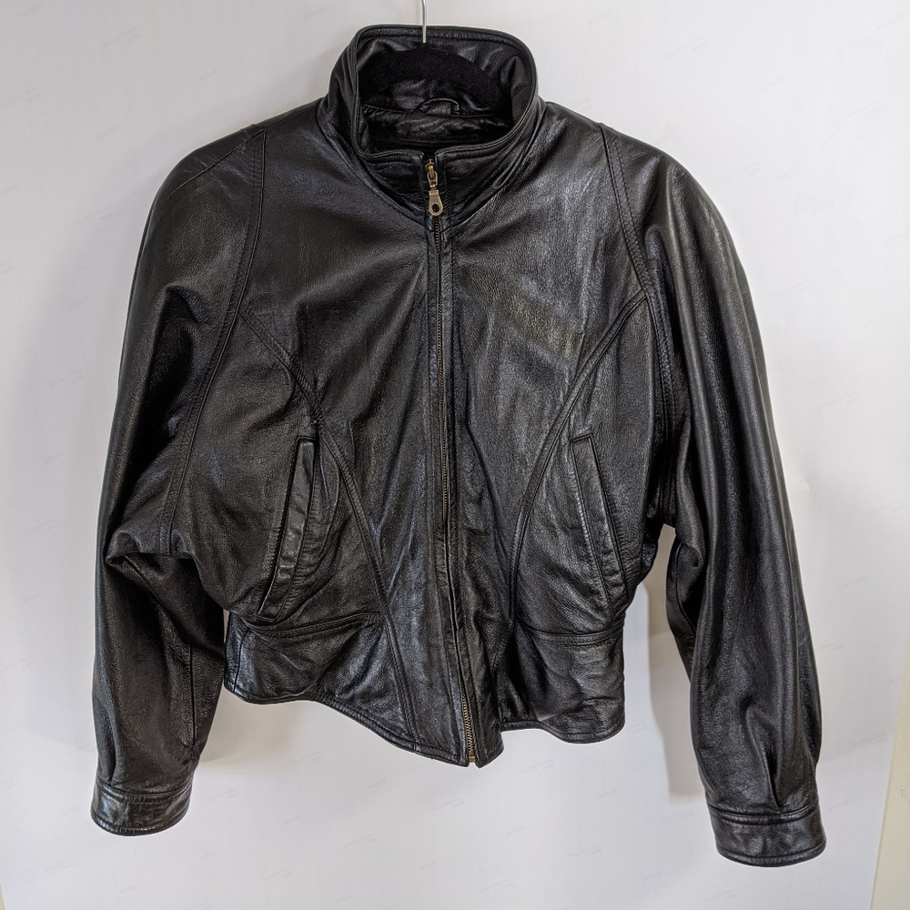 Crop Vintage Leather WIlson's Jacket